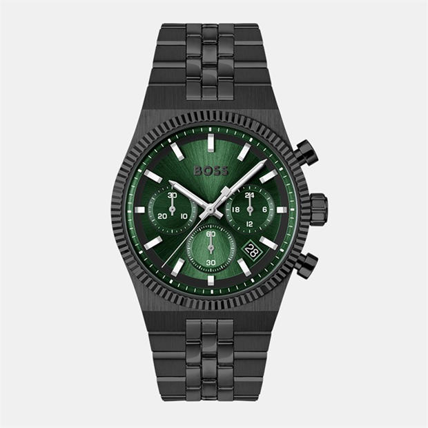 Green/Black - Boss - Gents BOSS Candor Prime Chrono Watch