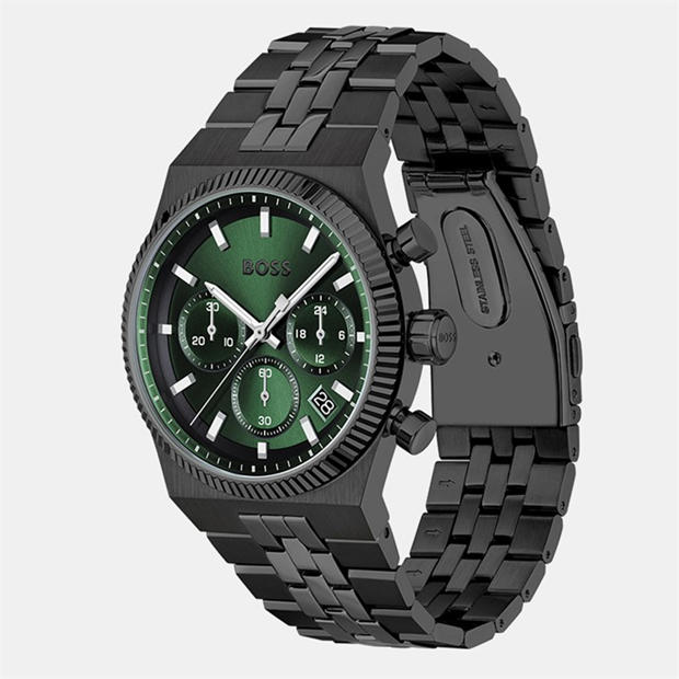 Green/Black - Boss - Gents BOSS Candor Prime Chrono Watch