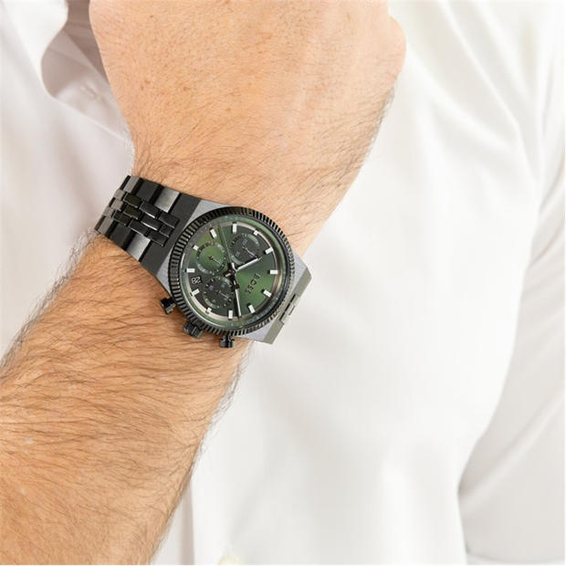 Green/Black - Boss - Gents BOSS Candor Prime Chrono Watch
