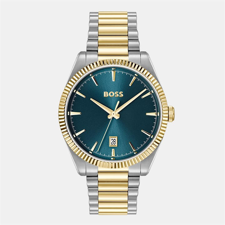 Boss Men's Gold Gents Cheswick Watch, Sports Direct