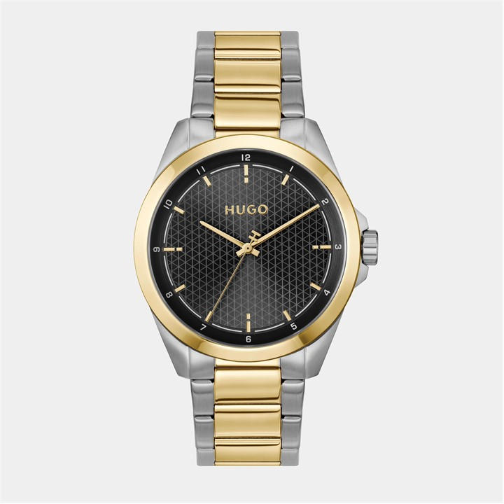 Hugo Men's Silver Gents #Seam Bracelet Watch, Sports Direct