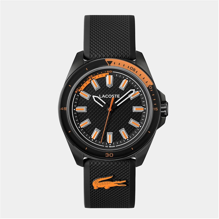 Lacoste Men's Black Capbreton Watch, Sports Direct