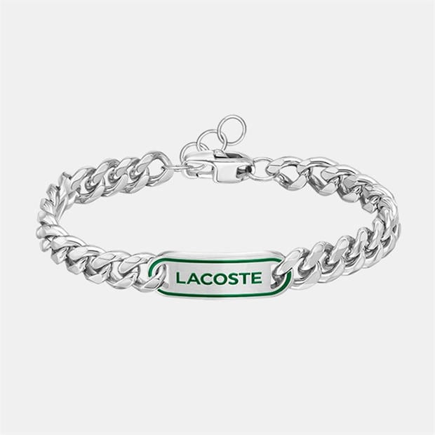 Silver - Lacoste - Lacoste Jewellery Mens District Stainless Steel Bracelet