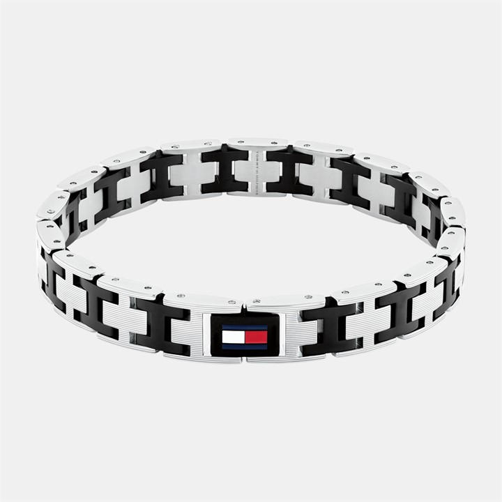 Tommy Hilfiger Men's Silver ’S Bracelet, Sports Direct