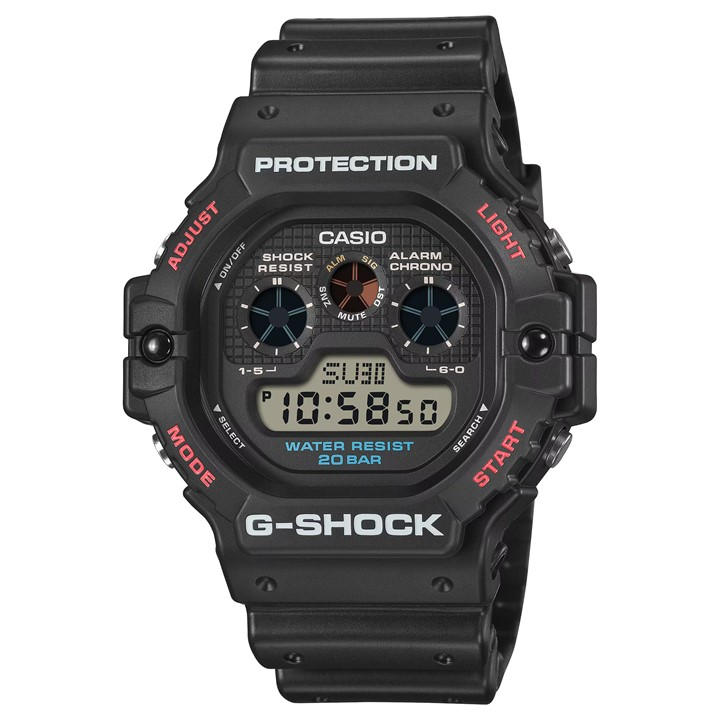 G Shock  Black Dw-5900U-1Er Digital Watch, Sports Direct