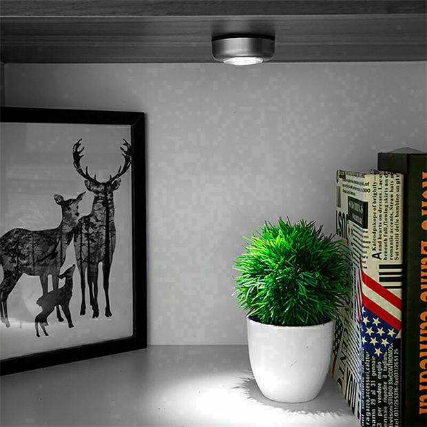 Silver - Dekton - Dekton 3 Pack LED Touch Lights