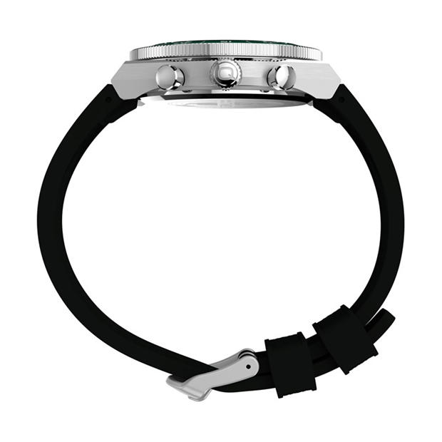 Silver/Black - Timex - Men's Continental Quartz Analogue Watch