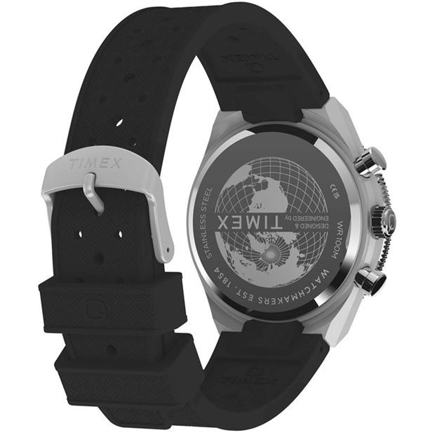 Silver/Black - Timex - Men's Continental Quartz Analogue Watch