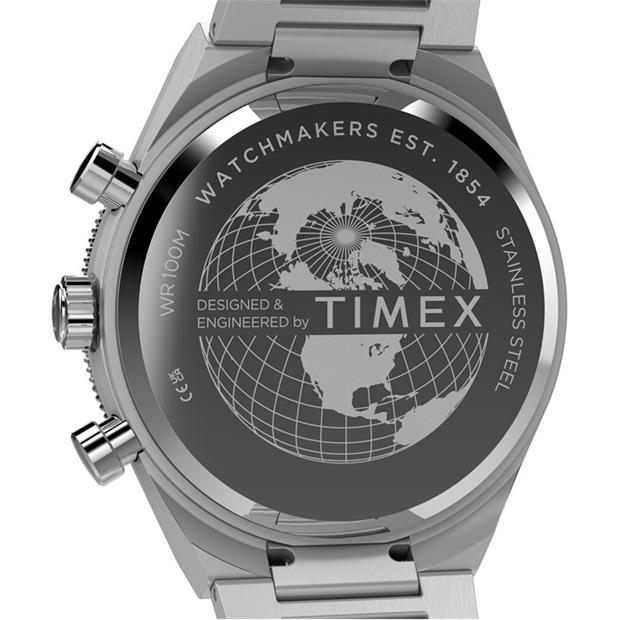 Silver/Blue - Timex - Men's Continental Quartz Analogue Watch