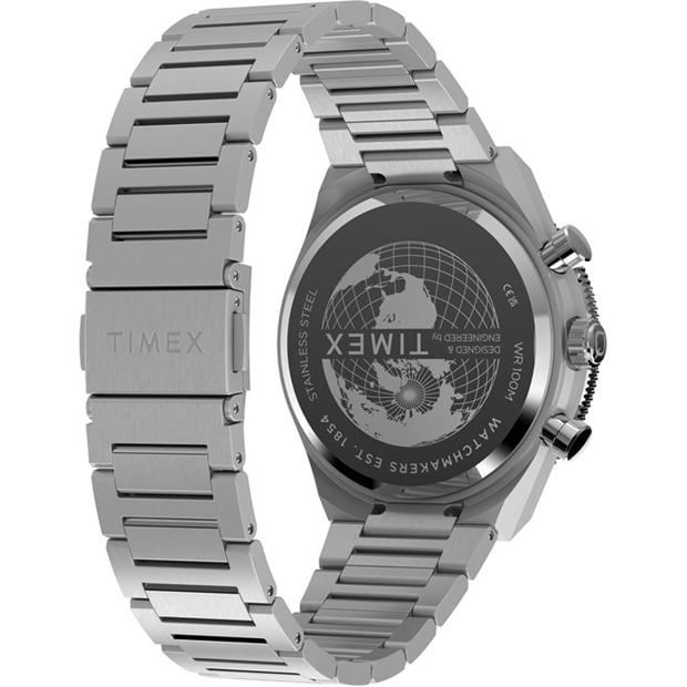 Silver/Blue - Timex - Men's Continental Quartz Analogue Watch