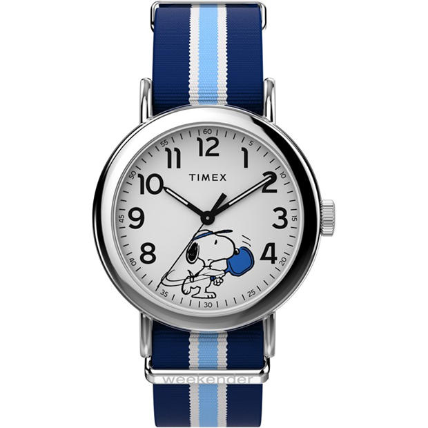 White/Silver - Timex - Men's Peanuts Quartz Analogue Watch