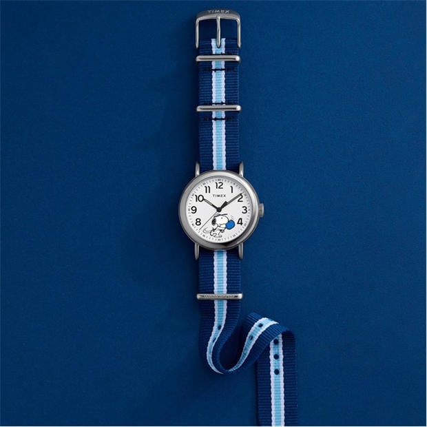 White/Silver - Timex - Men's Peanuts Quartz Analogue Watch