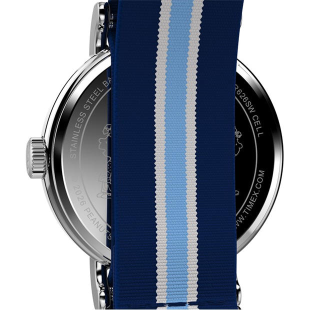 White/Silver - Timex - Men's Peanuts Quartz Analogue Watch