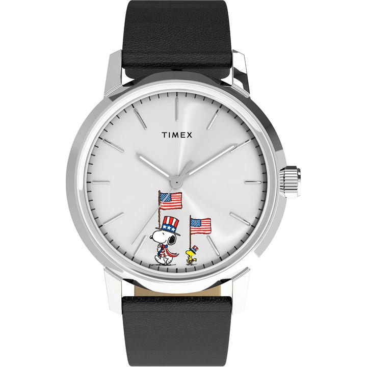 Timex Unisex Silver C Peanuts Wtch Sn63