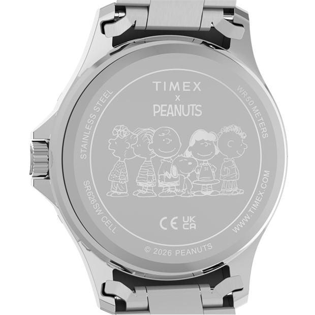 Blue/Steel - Timex - Men's Peanuts Analogue Quartz Watch