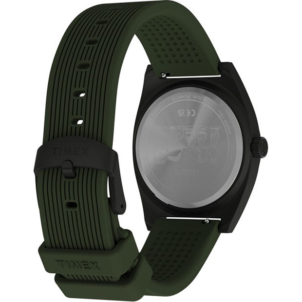 Green/Silver - Timex - Men's Peanuts Quartz Analogue Watch