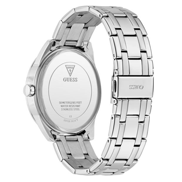 Silver/Blue - Guess - Men's Elliot Boxset Quartz Analogue Watch