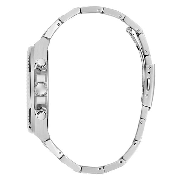 Burgundy/Silver - Guess - Men's Equity Quartz Analogue Watch