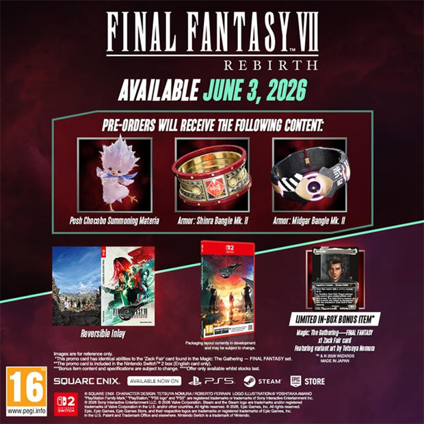 NS2 - Square Enix - Final Fantasy VII Remake REBIRTH +  MAGIC: THE GATHERING - FINAL FANTASY PLAY BOOSTER