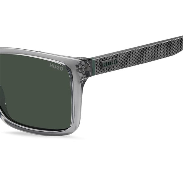Grey - Hugo - Men's Rectangular Wayfarer Sunglasses