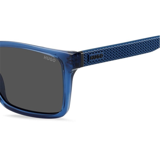 Blue - Hugo - Men's Rectangular Wayfarer Sunglasses