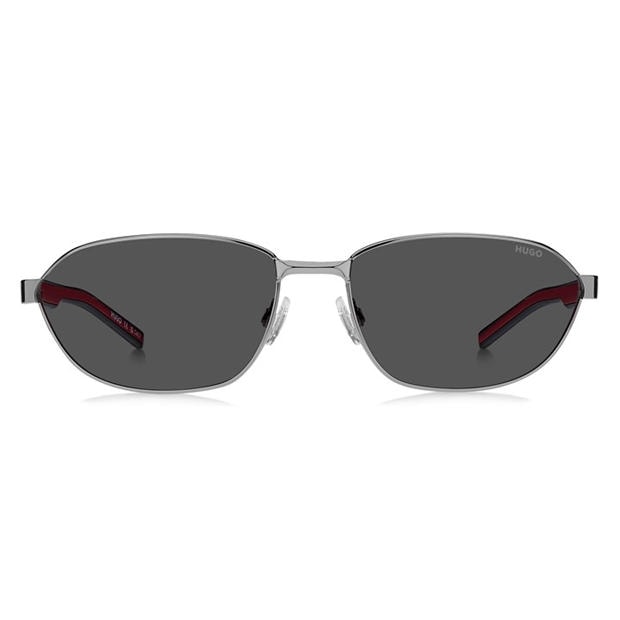 Ruthenium - Hugo - Men's Round Sunglasses