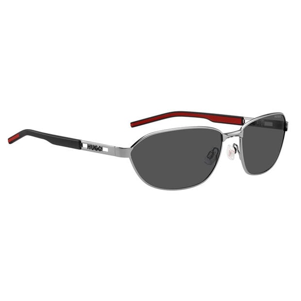 Ruthenium - Hugo - Men's Round Sunglasses