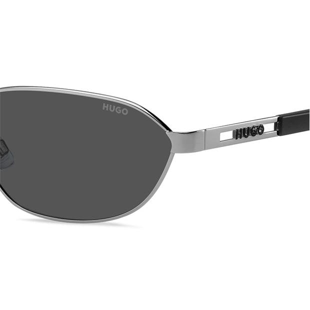 Ruthenium - Hugo - Men's Round Sunglasses