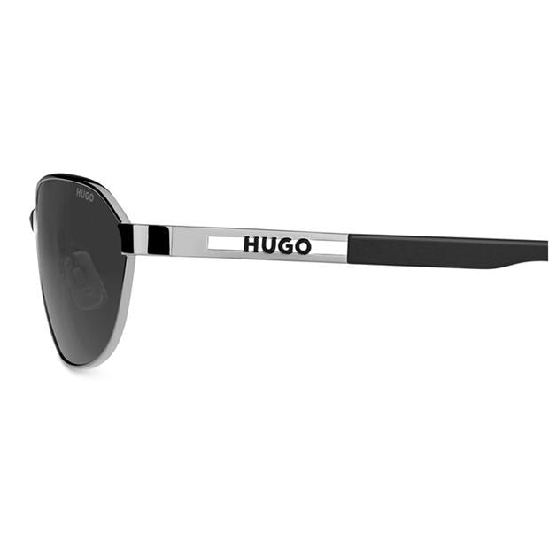 Ruthenium - Hugo - Men's Round Sunglasses