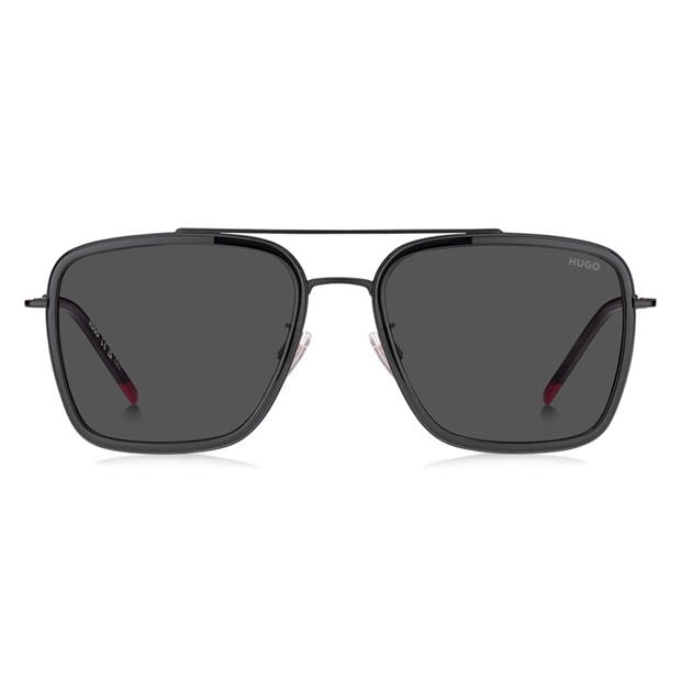 Grey - Hugo - Men's Square Aviator Sunglasses