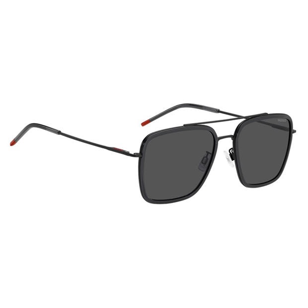 Grey - Hugo - Men's Square Aviator Sunglasses