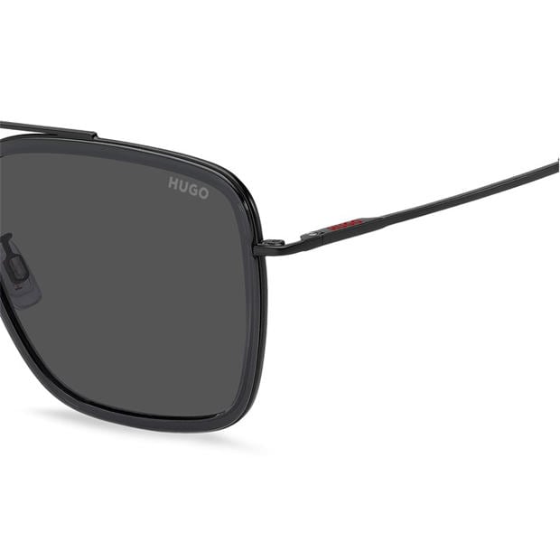 Grey - Hugo - Men's Square Aviator Sunglasses