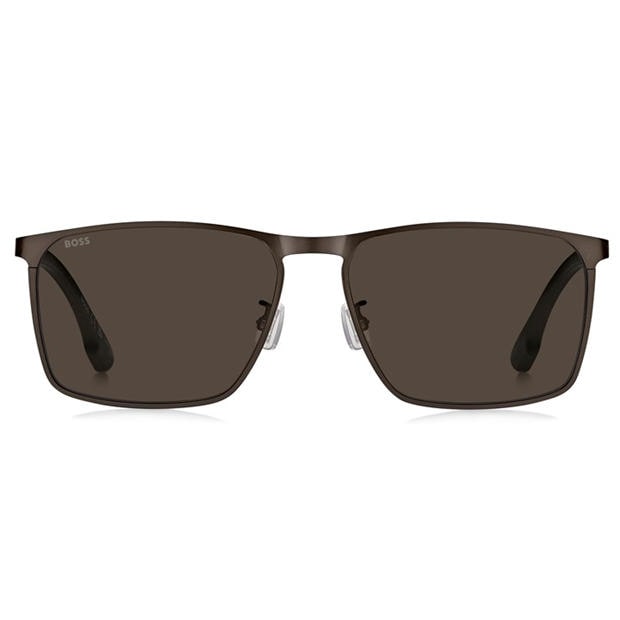 Matte Brown - Boss - Men's Rectangular Wayfarer Sunglasses