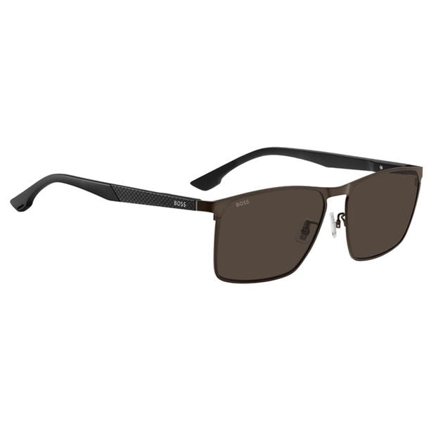 Matte Brown - Boss - Men's Rectangular Wayfarer Sunglasses