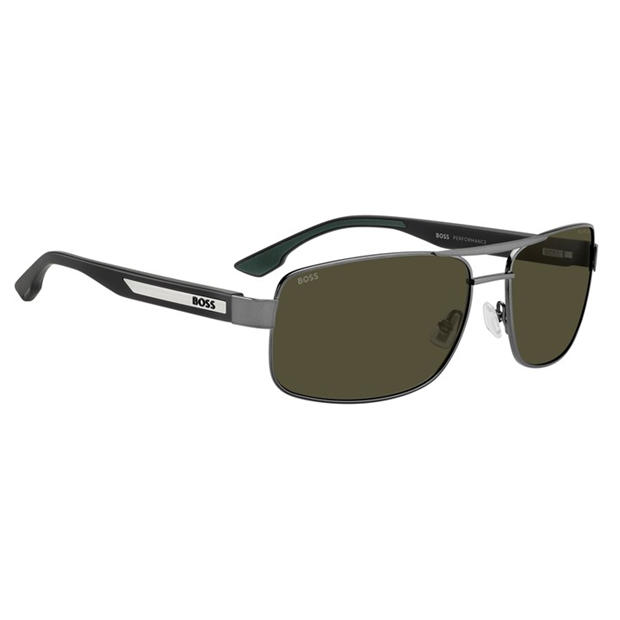 Dark Ruthenium - Boss - Men's Navigator Square Sunglasses