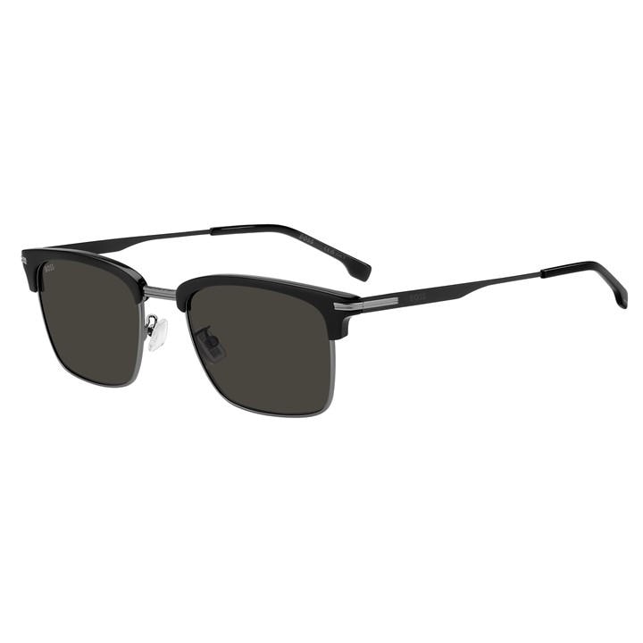 Boss Men's Black Rectangular Sun Wayfarer Sunglasses, Sports Direct