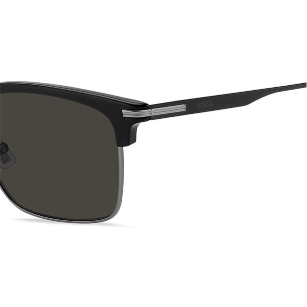 Dark Ruthenium - Boss - Men's Rectangular Sun Wayfarer Sunglasses