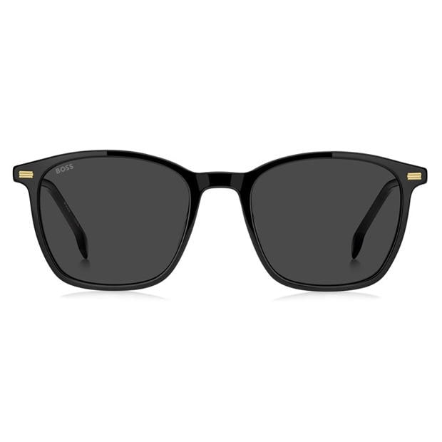 Black - Boss - Men's Panthos Wayfarer Sunglasses