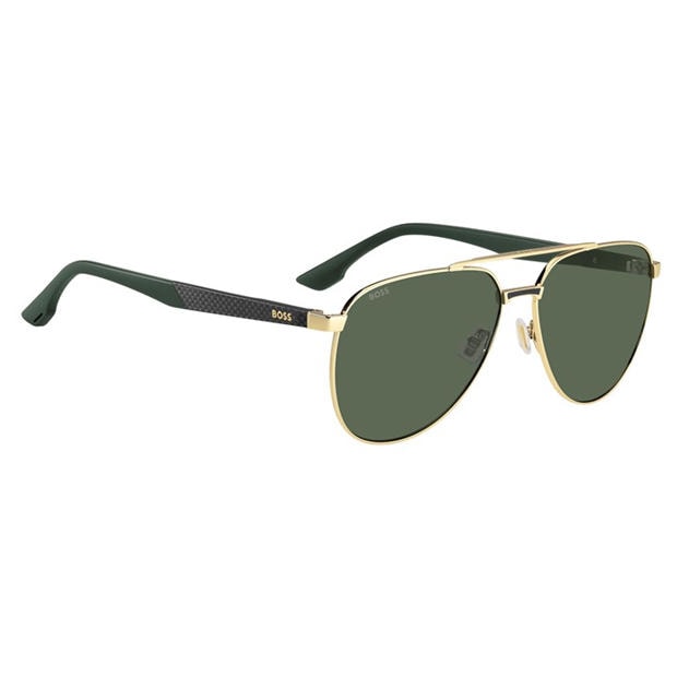 Gold - Boss - Men's Pilot Round Sunglasses