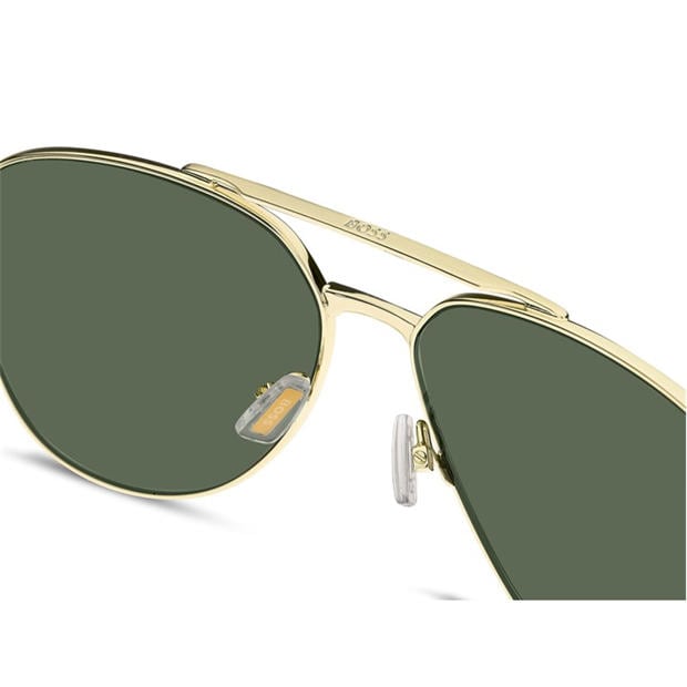 Gold - Boss - Men's Pilot Round Sunglasses