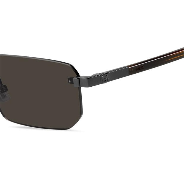 Dark Ruthenium - Boss - Men's Rectangular Sunglasses