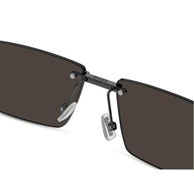 Dark Ruthenium - Boss - Men's Rectangular Sunglasses