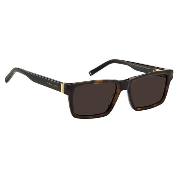 Havana - Tommy Hilfiger - Men's Rectangular Sunglasses