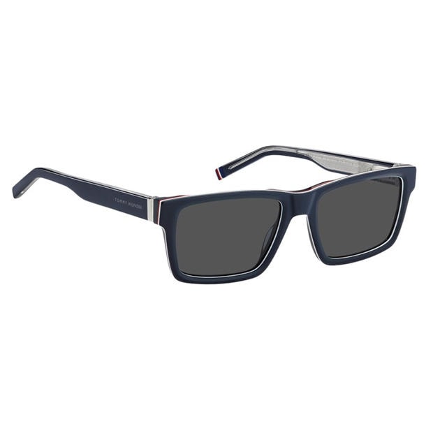 Blue - Tommy Hilfiger - Men's Rectangular Sunglasses