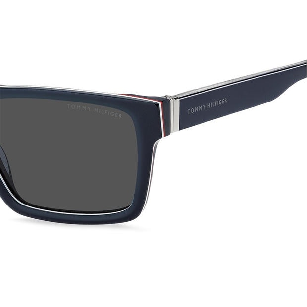 Blue - Tommy Hilfiger - Men's Rectangular Sunglasses
