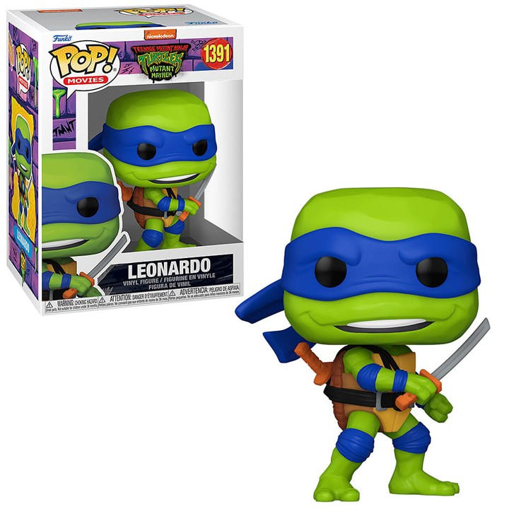 Photos - Action Figures / Transformers Funko POP! Movies: Leonardo - TMNT - White 889698723329 