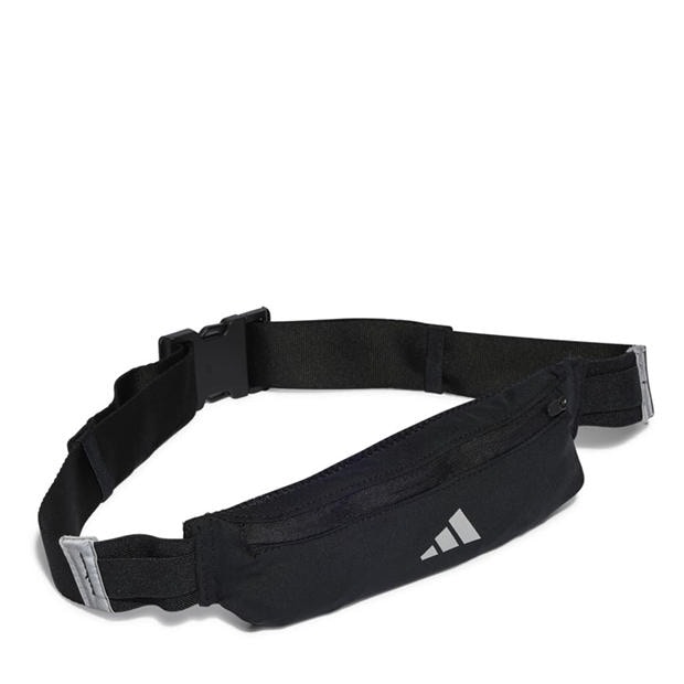 Black/Silver - adidas - Run Belt Running Unisex Adults
