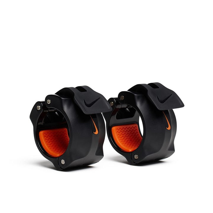Nike Strength  Orange Barbell Collars, Sports Direct