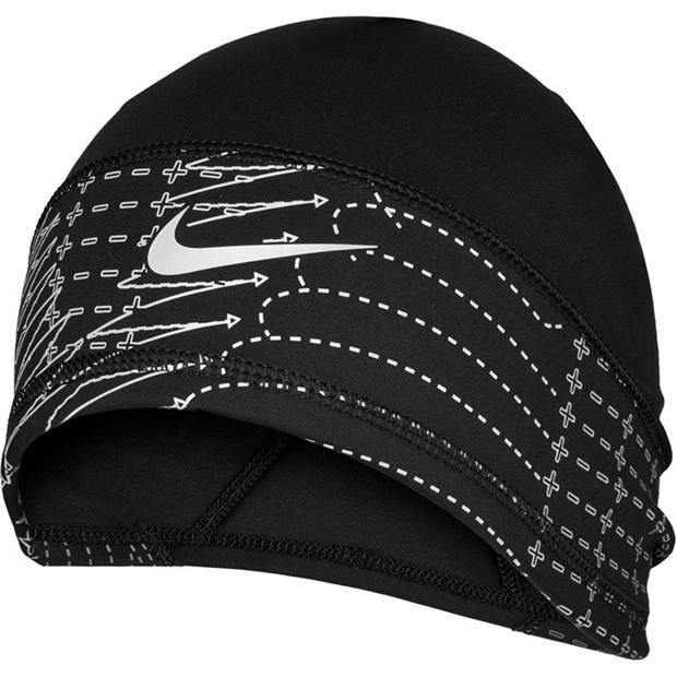 Black/Blk/Silv - Nike - DRI-FIT Terra Uncuffed Beanie Reflective
