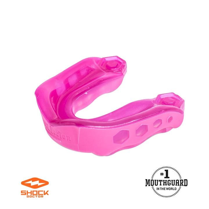 Shock Doctor  Pink Gel Max Mouth Guard in Size Senior, Sports Direct